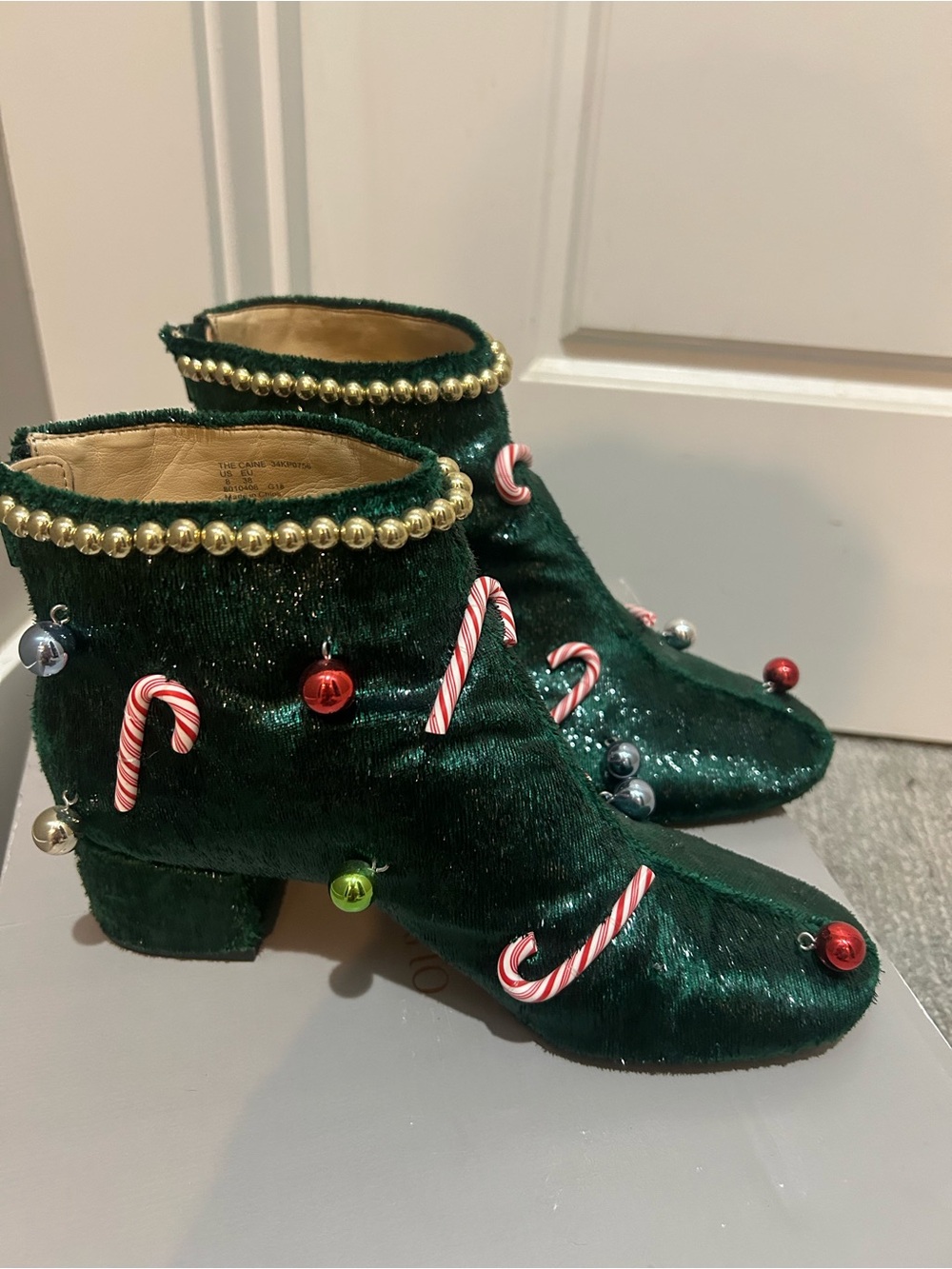 Lightly used Katy Perry Christmas Booties - Picture 2 of 8